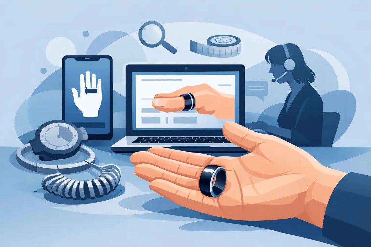 Smartring-Ringgröße online bestimmen in 5 Minuten